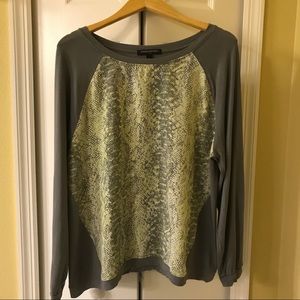 Banana Republic snakeskin top